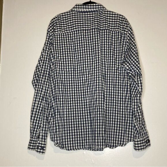 Columbia Sportswear Cotton Black/White Checkered Button-down, size XXL - Picture 5 of 5